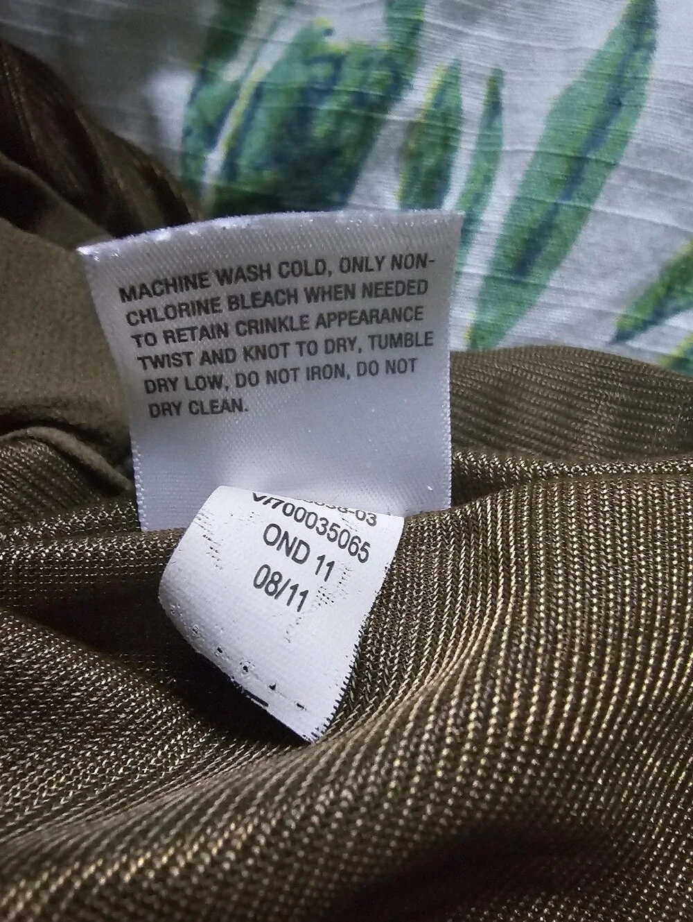 Old Navy Olive Green Pleated Chiffon Midi Skirt - Sz XS
